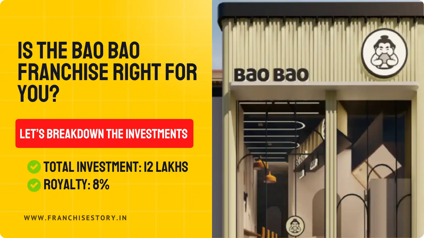 Bao bao franchise investment & ROI | franchise story