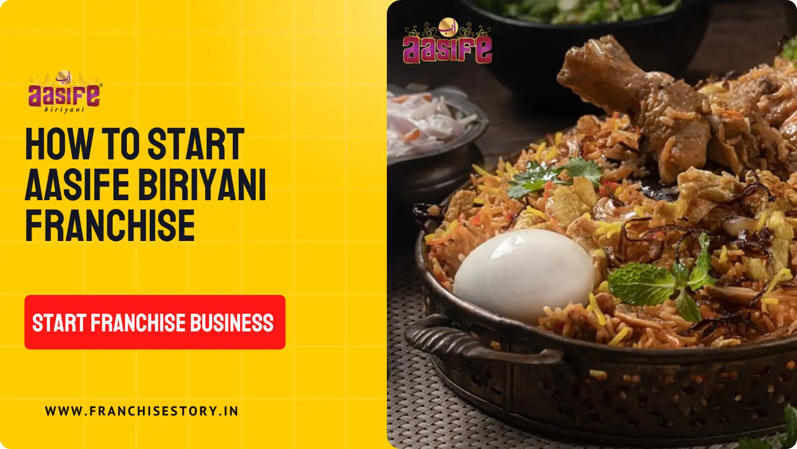 How to start aasife biriyani franchise | franchise story