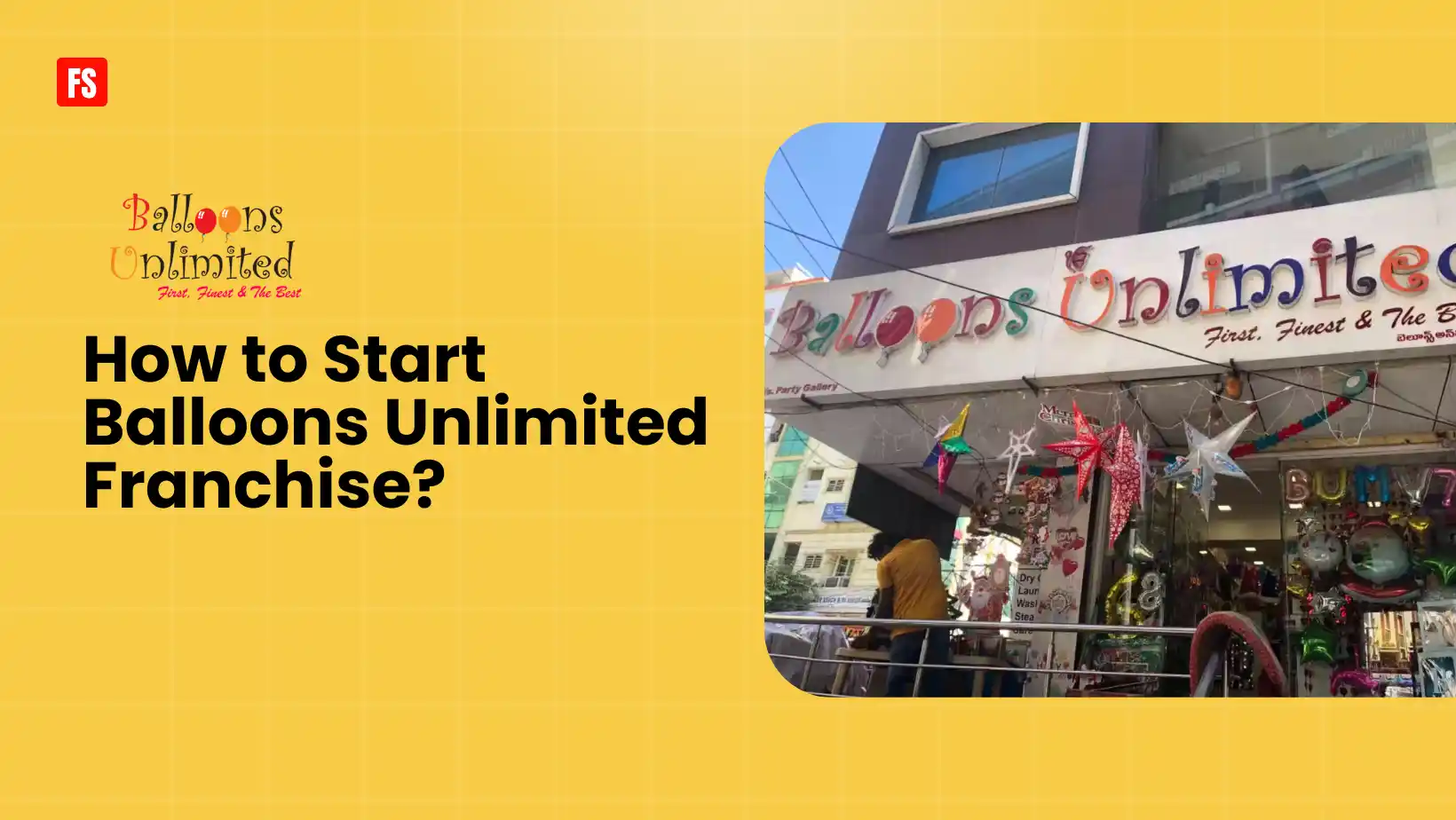 Balloons Unlimited Franchise investment details