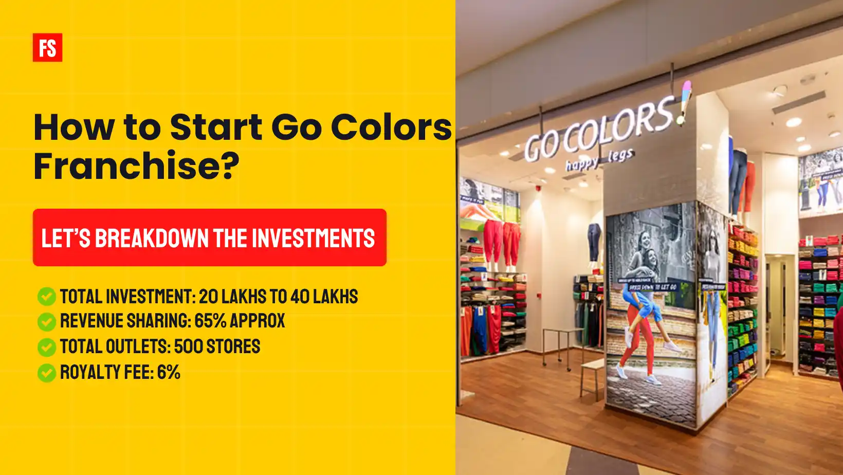 How to start go colors franchise