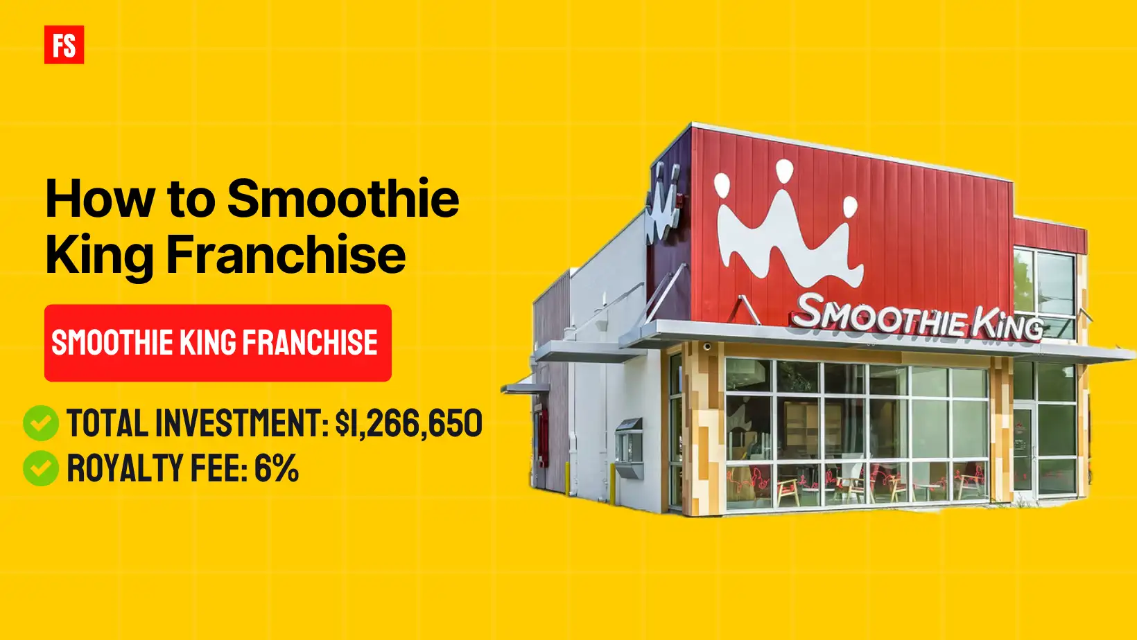 Smoothie king franchise