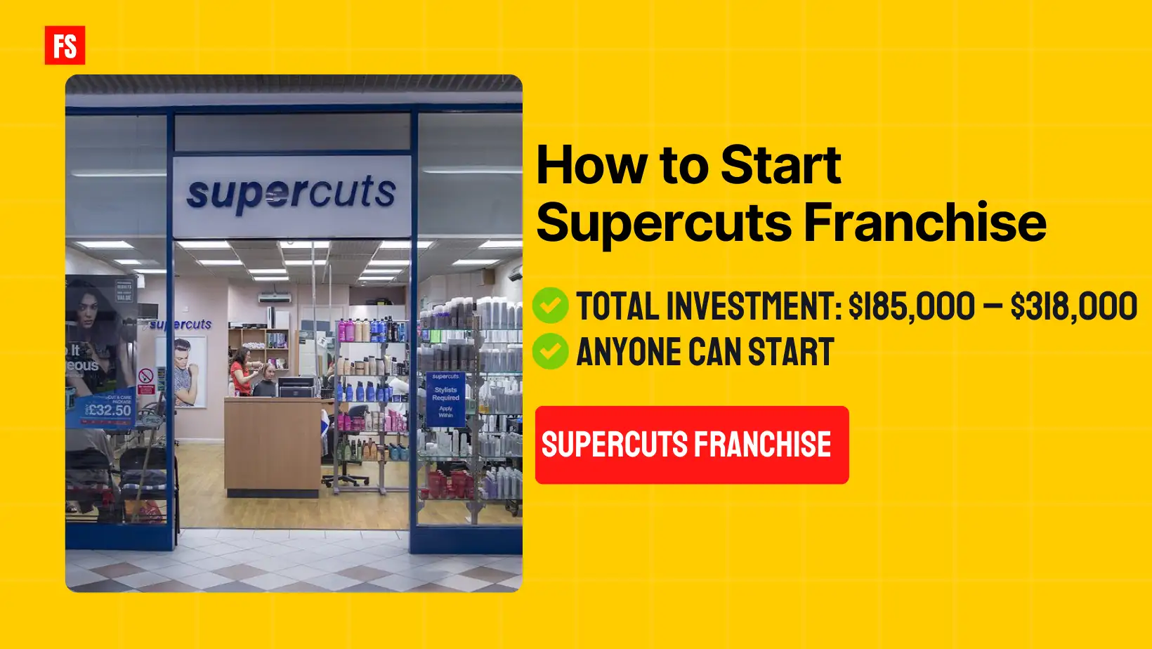 supercuts franchise